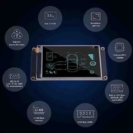 HMI LCD Touch Display NX4832K035 3.5-Inch Resistive Display Enhanced Series UASRT TFT LCD Module