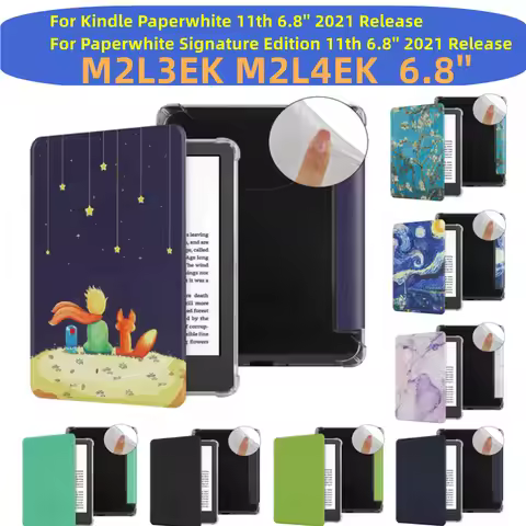 Silicon Back Case for Kindle Paperwhite Signature Edition 11th Generation 6.8'' M2L3EK M2L4EK Case T