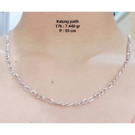 Kalung Emas Putih 17K Berat 7.44 gram