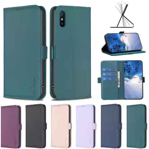 Wallet Flip Leather Case for Xiaomi Redmi 9A 9C 10A 10 10C 12 4G 12C 13C 4G 13C 5G 13C A1 A1 Plus K3