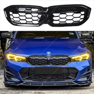 Gloss Black M Style Front Bumper Bar Grille Bodykit For BMW G20 G21 320i 320d 330i 330e 330d M340i 2