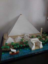 Lego 21058 金字塔 已砌齊件包說明書 Giza Pyramid