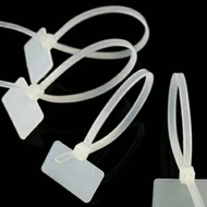 Nylon cable ties TAG, cable marker label TAG size 4 x 200 mm