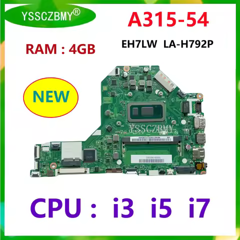 EH7LW LA-H792P Motherboard For Acer A315-54 Laptop Motherboard A315-54 MainBoard NBHEF11002 / NBHM21