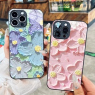 Wax Flower Glass Case for iPhone 17 16 15 14 13 12 11 8 7 6 6s 6p 7p 8p 6g 7g 8g Pro Max XR XS xsmax