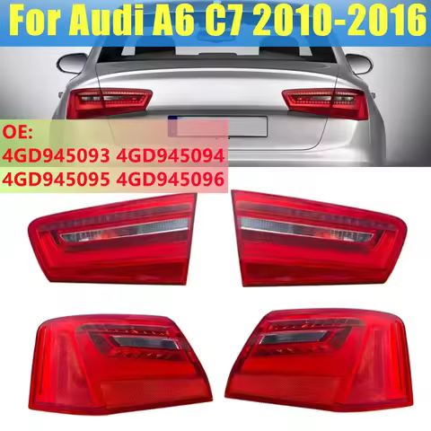LED Rear Tail Light Reversing Light Brake Warning Signal Light For Audi A6 C7 Sedan 2010-2016 4GD945