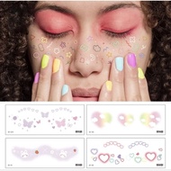 [HOLO_COS] Face Tattoo Face Sticker Party Face Sticker/ Face Sticker Temporary Tattoo 2D Party Hallo