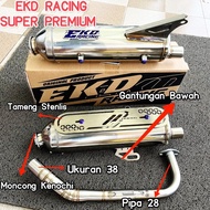 NEW Super Premium Stainless Steel EKD RACING Soft Bass BEAT VARIO Nmax Aerox Pcx Scoopy Mio Fino Sou