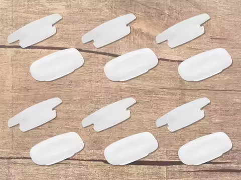 Vonxyz Replacement Clear Nose Pads for for-Oakley Chrystl,Coldfuse,Latch Key M,Latch Key L,Latch Alp