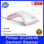 Philips GC299 Handheld Garment Steamer. 60ml Water Tank Capacity. 2 Year Warranty