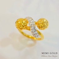 Cincin STM  BolaSilang Emas 916 (N)