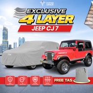Jeep Cj7 Exclusive 3 & 4 Layer Car Cover – Waterproof, Anti-UV, Outdoor