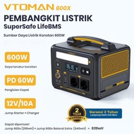 VTOMAN 600X Portable Power Station VS220 Panel Surya Power Station Portabel 600W