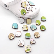 Jibitz for Croc Accessories Charms Cartoon Sumikko Gurashi Shoe Buckle Jibitz for Kids Clog Shoes Pin Decoration