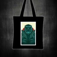 GODZILLA EARTH (HERO POTRAIT) Printed tote bag canvas