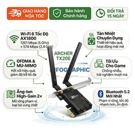 TP-Link Archer TX20E AX1800 PCIe Wifi 6 Bluetooth 5.2 Wifi Card for PC