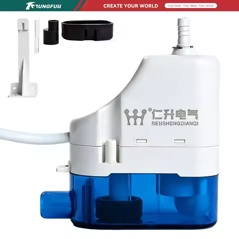 Automatic Ultra-quiet Condensate Pump 100‑230V 24L/H RS-24C Portable Condensate Lift Pumps 1-3P On-h