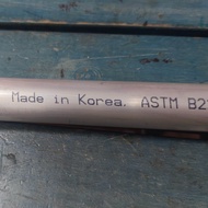 อลูมิเนียมอัลลอยด์ กลมตัน แท่งกลม เพลาอลูมิเนียมกลม เกรดแข็ง 7075 ขนาด 1 นิ้ว ยาว 100 ซม.