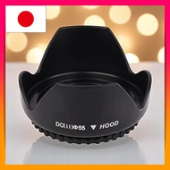 NinoLite Flower Petal Lens Hood 55mm Screw-in Camera Lens Protection Hood to Prevent Flare and Ghost