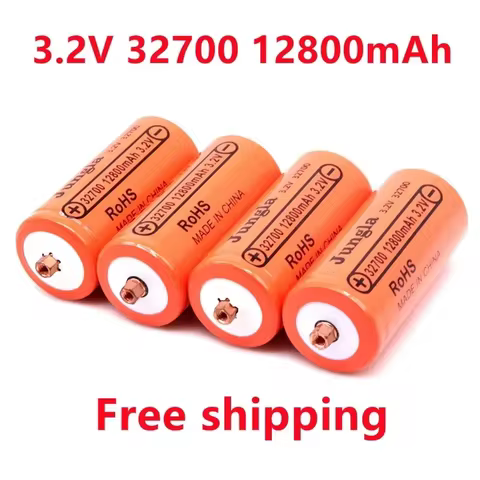 100% Original 32700 12800mAh 3.2V lifepo4 Rechargeable Battery Professional Lithium Iron Phosphate P