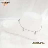 Titanium Anklet Gt 108 Women's Fashion Jewelry Anti-Rust and Fade - Staycool Shop