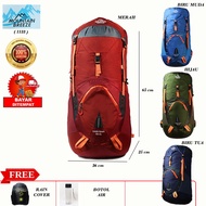 ( BISA COD / BAYAR DITEMPAT ) TAS GUNUNG 60+5 L MOUNTAIN BREEZE PTI 1133 tas carrierl deuther tas gu