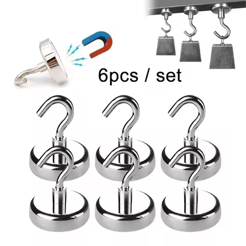 Magnet Ring Multipurpose Storage Hook Stainless Steel Home Hook Bathroom Hook Kitchen Garden Magneti