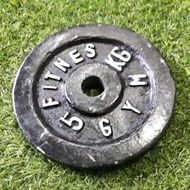 Dumbell Plate 5kg 3cm Gym Dumbell