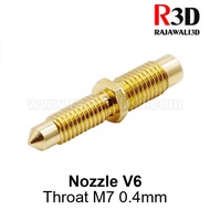 3d Printer Nozzle E3D V6 0.4mm With Throat M7 for 1.75mm filament