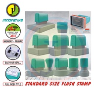 Flash Stamp Cop Nama Stamp Chop Nama Rubber Stamp Name Stamp Chop Self Ink Stamp Pre Ink Stamp Cop S