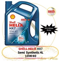 (100% ORIGINAL) SHELL HELIX ENGINE OIL UNTUK PASARAN MALAYSIA 0W20 0W30 0W40 5W40 5W30 10W40 10W30 1