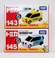 Takara Tomy Tomica 寵物小精靈 Pokemon 比卡超 Pikachu & 水水獺 Mijumaru 合金車模型 全新 日版 拉花 dx metal action 超 toys ex