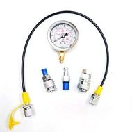 For G1/8 /Caterpillar Quick Connector Pressure Gauge Pressure Test Hose Connector Hydraulic Pump Tes