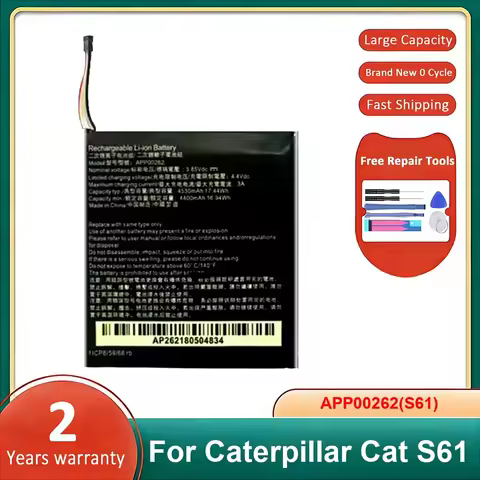 APP00262S61 Batteries For Caterpillar Cat S61 Replacement Mobile Phone Battery