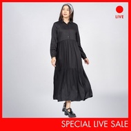 [CLEARANCE] Special Live C2 Astia Black Long Dress Wanita