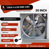 Box fan 50 inch dinamo siemens + tensioner / blower kandang ayam