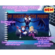 99 nights in the forest QUIET BOOK kids activity book for 2 years old