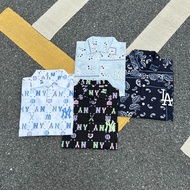 [ GENUINE ] MLB Cuban Shirt - Genuine MLB Shirt with Cut Stamp