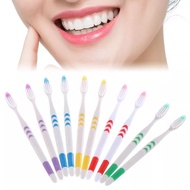 (Pack Of 10) Toothbrush Soft Bristles Removes Dirt Suitable For Adults Z490-E