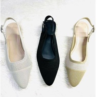 Rosey Chix Marikina Made Knitted Slingback Super Comfy Flats