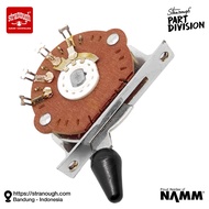 Oak Grigsby 3 Way Switches (Black Tip)