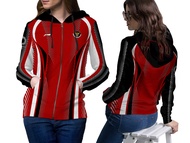[AlbanyWard] Jaket Wanita TIM INDONESIA OLIMPIADE TOKYO 2020 Zipper 3D FullPrint