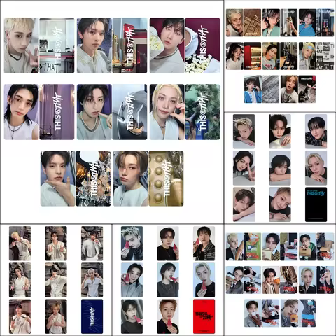 8pcs 2027 Latest Popular SKZOO Collection Card Fan Gift Bang Chan felix JYP Photo Card KPOP LOMO Car