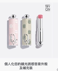 [現貨]有收據 Dior lip case / 粉紅色，綠色眼影