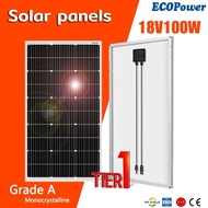 ECOPower Solar Panel Mono 18V 100W 150W Maysun Solar Solar cell Monocrystalline Grade A