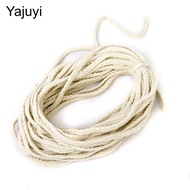 [Yajuyi] 5mm Diameter Natural Cotton Rope Braided Twisted Cotton Cord Cotton Line