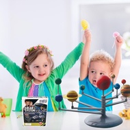 DIY Solar System 9 Major Planets Toy with Paint and Brush Nine Planets Experiment Project Model Kid 