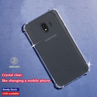 For Samsung Galaxy J4 2018 J2 Pro 2018 SM-J250F SM-J250 New Design Crystal Clear Jelly Case with Air-Guard Corner Transparent Soft TPU Flexible Silicone Back Cover Slim Thin Rubber