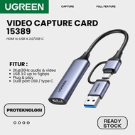 UGREEN 15389 HDMI Video Capture Card HD 4K 60Hz