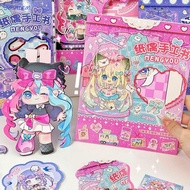 JOSALEM 3D Paper Doll, Handmade Anime Activity Books DIY Paper Puppet Toy, Kawaii Cartoon Paper Mont